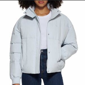 Levi’s Women’s Air Light Blue Puffer Winter Jacket Coat